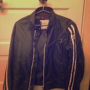 Moncler Green/White Striped Jacket